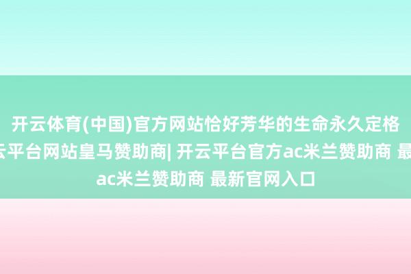 开云体育(中国)官方网站恰好芳华的生命永久定格在沙场-开云平台网站皇马赞助商| 开云平台官方ac米兰赞助商 最新官网入口